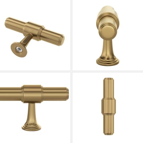 Haliwu 10 Pack Champagne Bronze Cabinet Pulls 1