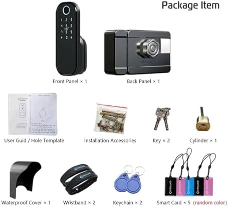 Fingerprints Waterproof Outdoor Garden Lock