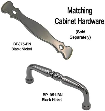 Elegant Black Nickel Anniversary Zinc Pull Cabinet Hardware