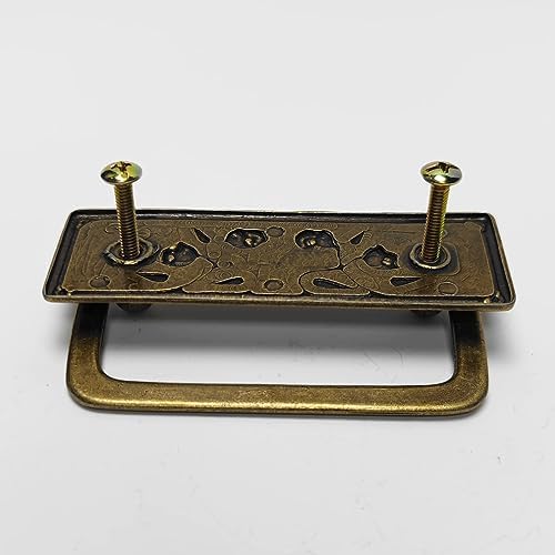 4-Pack 2 12 Inch Antique Brass Bail Drawer Pulls