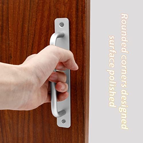 Piutouyar 2 Pack Aluminum Alloy Sliding Barn Door Handle