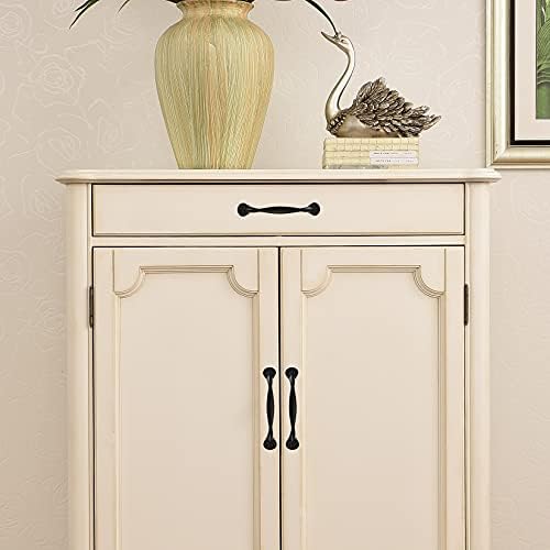 4 Pcs Black Cast Iron Barn Door Pull Handles