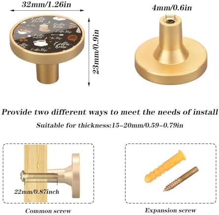 Stylish Tea and Coffee Knobs for a decluttered home