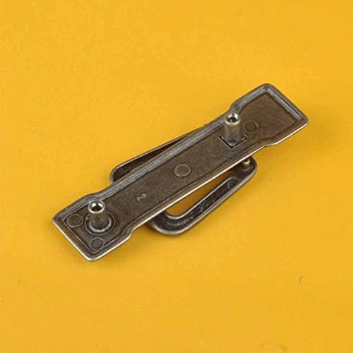 Flat Ring Pull with Backplate 2Pcs Ancient Iron Black Cabinet Hardware