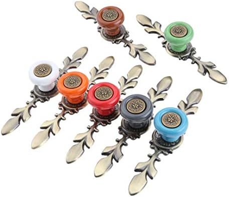 Delightful Retro Ceramic Door Knob Set