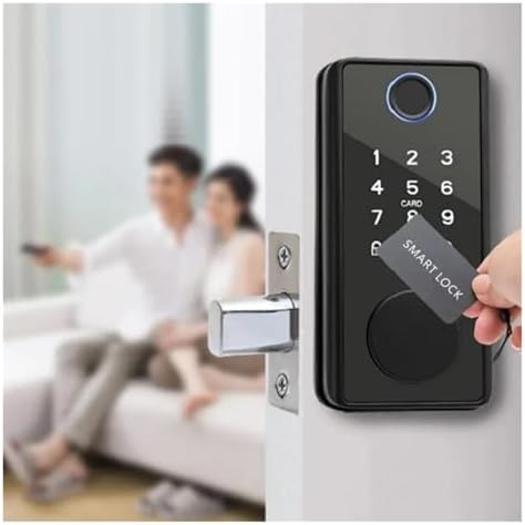 Smart Deadbolt Lock with Built-in Doorbell Face unlock