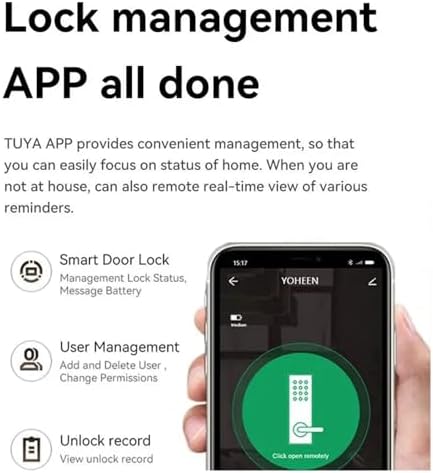 Fingerprint Password Door Lock for Home
