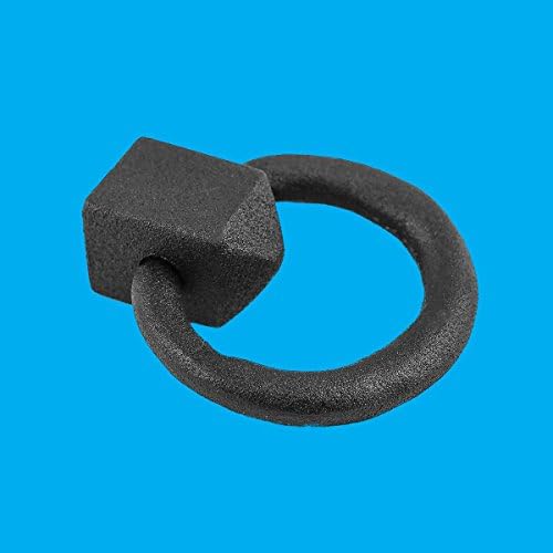2-Inch Black Cast Iron Swing Handle Pulls