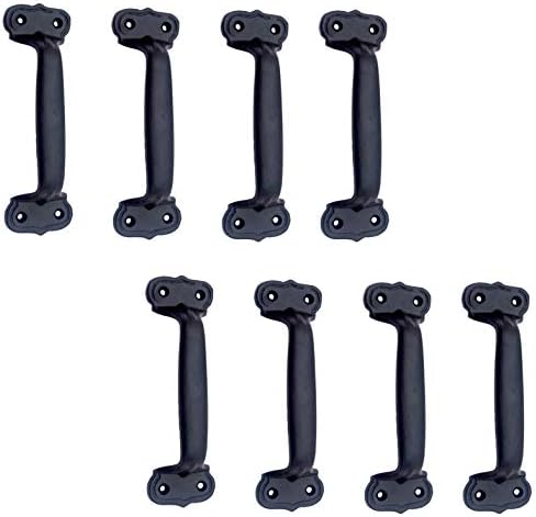Adonai Hardware Calneh Antique Cast Iron Cabinet Pull Handles Black Powder Coated 1