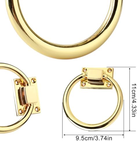 Premium Zinc Alloy Door Knocker with Chromed Finish