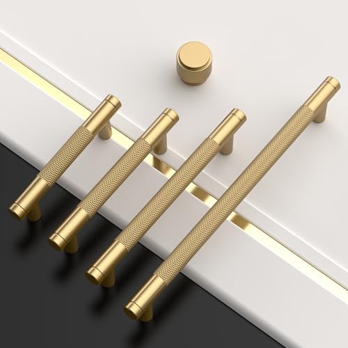 Amerdeco 10-Pack Pull Set 5-Inch Bronze for Cabinets Bathrooms