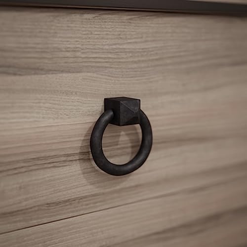Renovators 212 Black Cast Iron Ring Handles Set