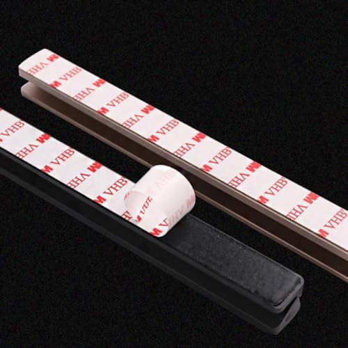 Two-Piece Barn Shed garage door handles with self-adhesive pulls