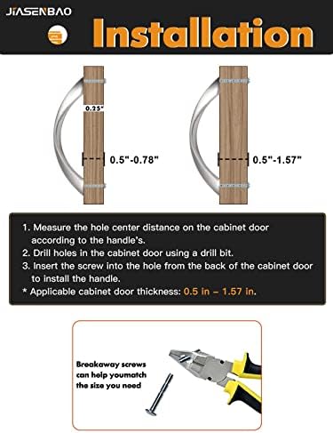 JIASENBAO 5-Piece Exclusive Drawer Pull Set
