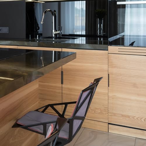 Elegant Black Finger Pulls for Cabinets
