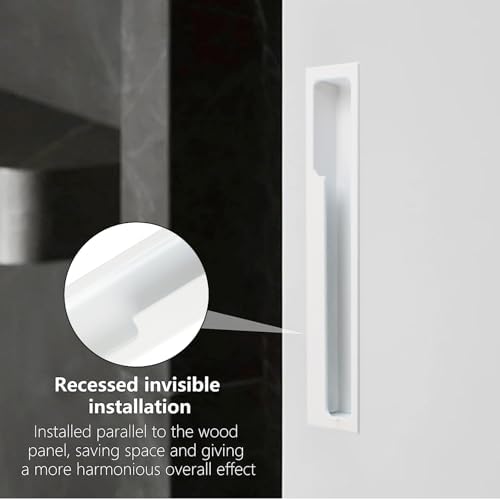 Sturdy Zinc Alloy Flush Pulls Modern Design Easy Install