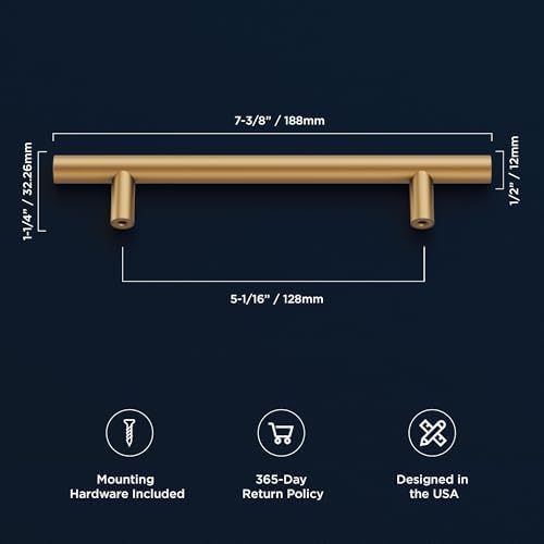 Hickory 10-Piece Heritage Bar Pulls