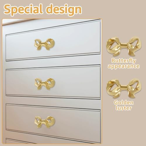 Gold Bowl-Shaped Drawer Pulls Set