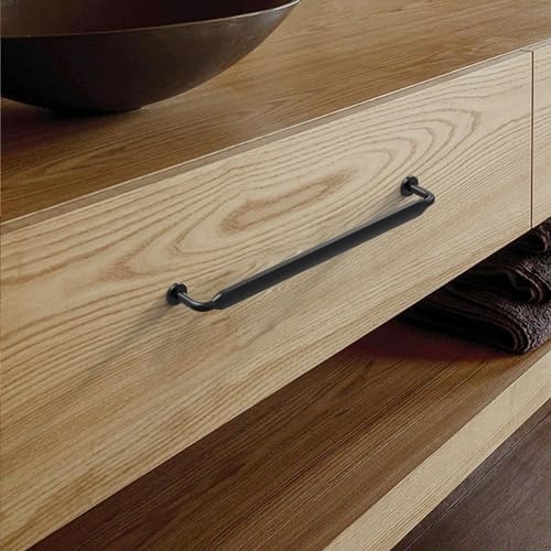 Asidrama 10-Pack Matte Black Kitchen Cabinet Handles for Home Improvement