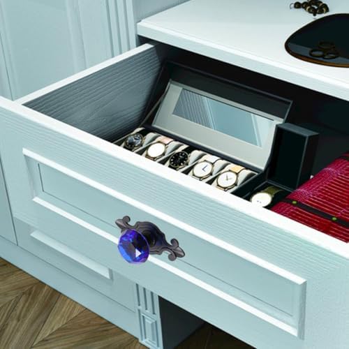 Elegant Crystal Glass Cabinet Knobs by Kelier for Modern Spaces