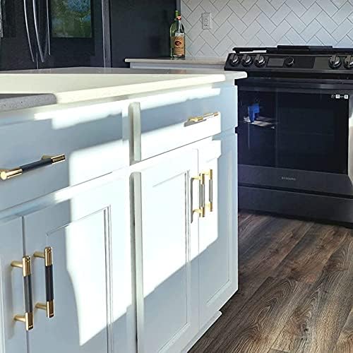Gutuwellea 12-Piece Set - Gold and Grey Cabinet Handles
