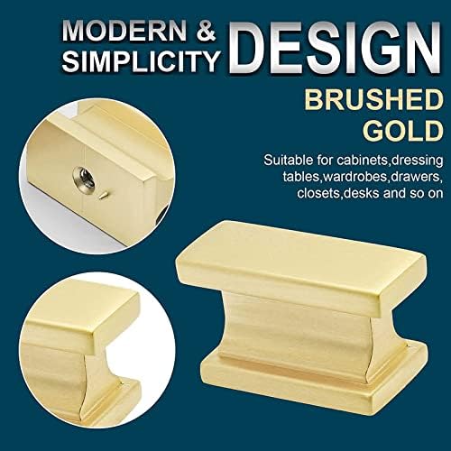 Pack of 5 Durable and Polished Cabinet Knobs