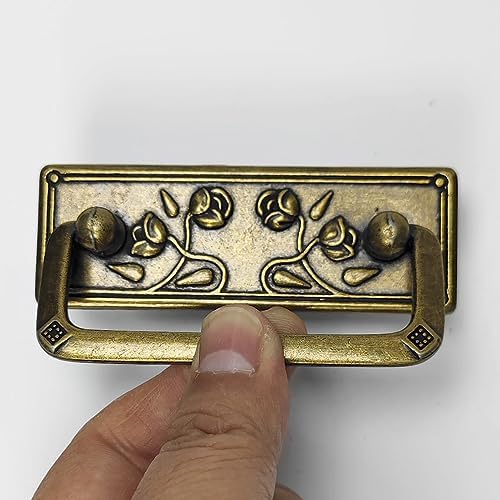 4-Pack 2 12 Inch Antique Brass Bail Drawer Pulls