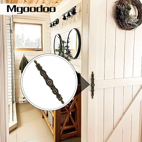 Mgoodoo 5-Piece Antique Bronze Knobs with 15 Screws for cabinets