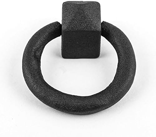 2-Inch Black Cast Iron Swing Handle Pulls