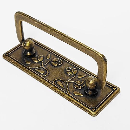 4-Pack 2 12 Inch Antique Brass Bail Drawer Pulls