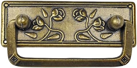 4-Pack 2 12 Inch Antique Brass Bail Drawer Pulls