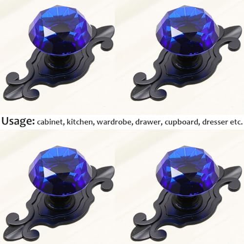 Elegant Crystal Glass Cabinet Knobs by Kelier for Modern Spaces