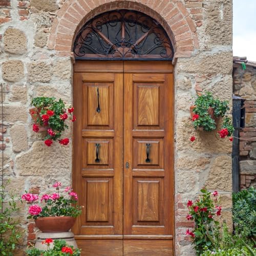 Sturdy Rustic 6 Gate Handle Pulles for Outdoor Garage Farmhouse Black