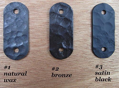 10 Twist Front Farmhouse Iron Pull Black forged USA