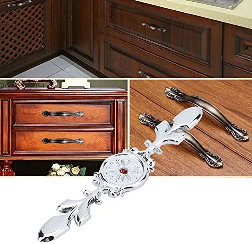 Retro-Style Zinc Alloy Cabinet Knockout Pull Set