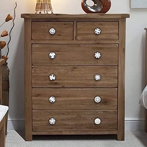 India Artistic Rust- Free Metal Contemporary Drawing Knobs Set of 10 White