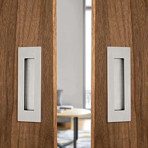 6 inch 2 pack recessed flush pull stainless steel handle