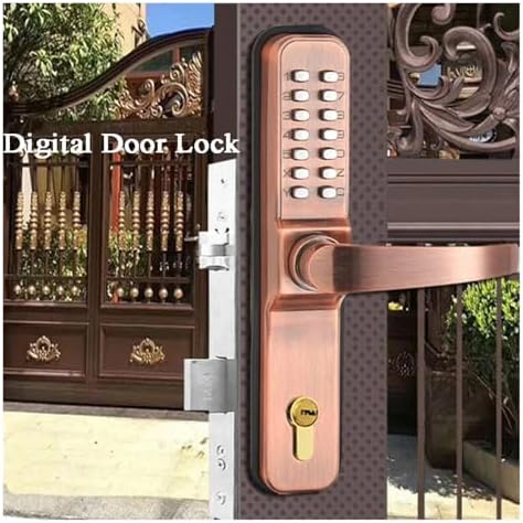 Villa Combination Lock with Mechanical Keypad for Exterior Gate Security