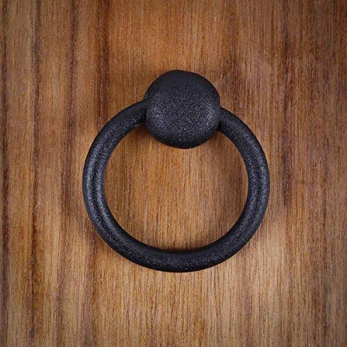 Antique Black Wrought Iron Cabinet Door Drawer Pulls
