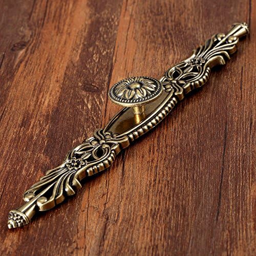 Mgoodoo 5-Piece Antique Bronze Knobs with 15 Screws for cabinets