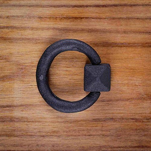 2-Inch Black Cast Iron Swing Handle Pulls