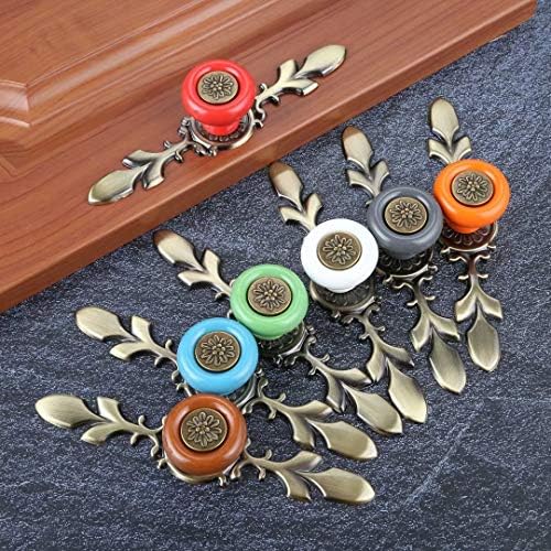 Delightful Retro Ceramic Door Knob Set